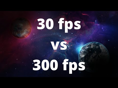 30 fps vs 300 fps