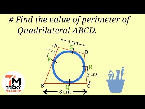 Find the value of perimeter of Quadilateral ABCD.