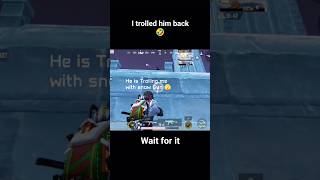 I trolled him back🤣#funnynoob #funnynoobplayerexe #cutenoob #pubgnoobstrolling