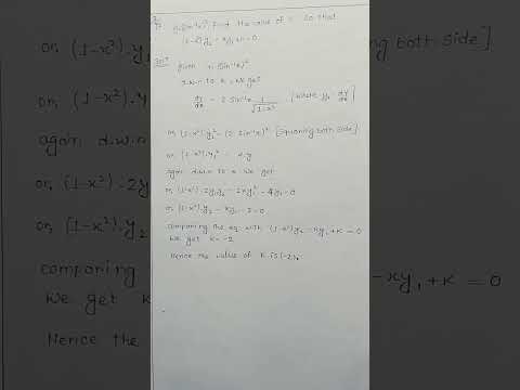 "SECOND ORDER DERIVATIVE" step by step guide #bscmaths #derivative #pyq