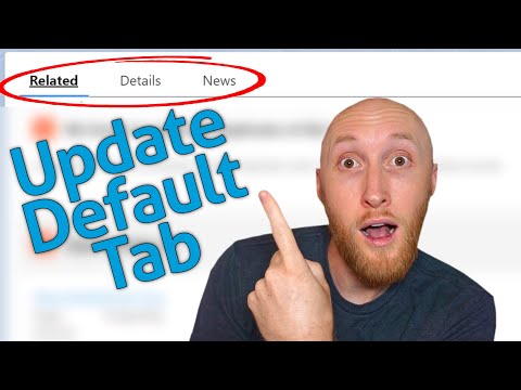 How To Update Salesforce Default Record Tab