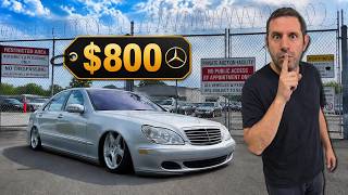 I Bought an $800 Mercedes S-Class at Carvana's Secret Auction