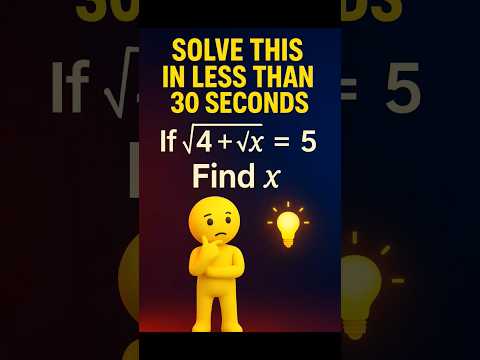 30 Seconds. 1 Puzzle. Go! #maths #brainteaser #education #exam