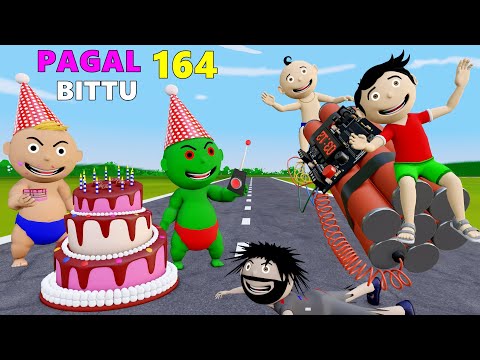 Pagal Bittu Sittu 164 | Chirkut Ka Birthday | Happy Birthday Wala Cartoon | Bittu Sittu Toons