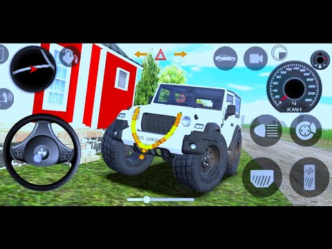 Dollar (Song) Modified Mahindra White thar 😈|| Indian Cars Simulator 3D || Android Gameplay Part 8