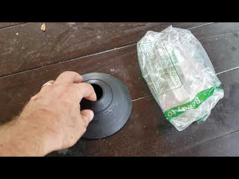 Oatey 14136 Rain collar 1.5"-3" No-Calk Roof Flashing vent boot review jack rubber seal