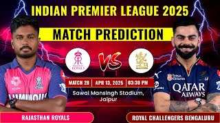 RR vs RCB Match 28 Preview | Kaun Jeetega Aaj ka Match? Prediction & Playing 11 #RRvsRCB #IPL2025