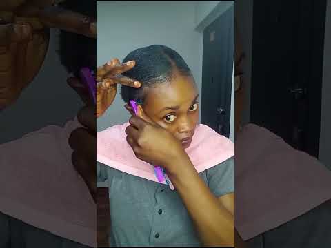 PROTECTIVE HAIRSTYLE FOR NATURAL HAIR #shorts #youtubeshorts #naturalhairstyles #protectivestyles