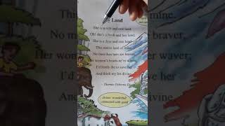 My Land:Recite #class6  #ncert #english