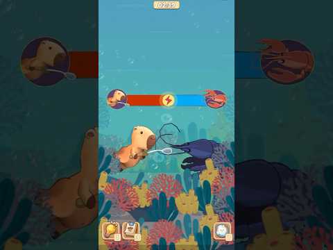 Capybara vs Lobster 🍤🐹 | Epic Fight in Cookingdom! #cooking #cookingdom #gameplay