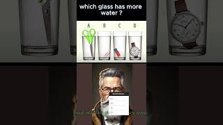 Which Glass ??? #iqchallenge #mindgames #brainpuzzles #brainteasers #brainsolution  #brainchallenge