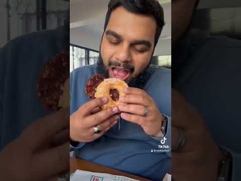 KFC dunked fillet and Krispy Cremes burger, homemade.