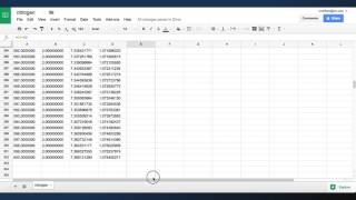 Example: Numerical integration of NIST data
