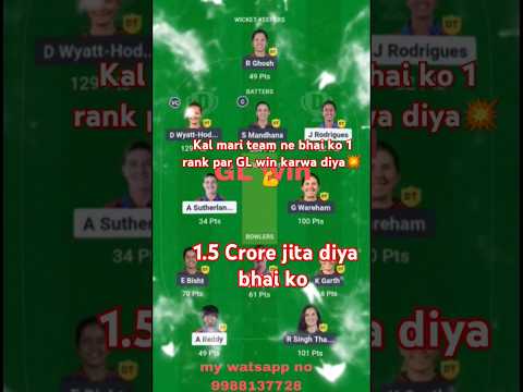 GL win 💪 rcb vs DEL
