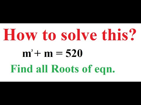 Nice Cubic Equation | NOT an Olympiad Question xD | You should know how to solve this!