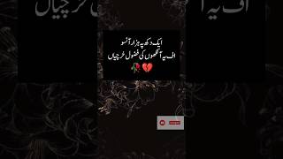 aik dukh pai hazar ansoo💔🥀|| #viralpoetry