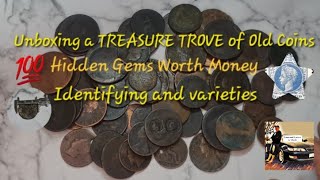 COIN COLLECTING: UNBOXING TREASURE TROVE OF OLD COINS #coin #coinsworthmoney #collection #money