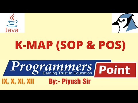 K-MAP (SOP & POS) || JAVA FOR ISC || BY : PIYUSH SIR
