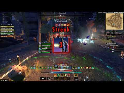 Elder Scrolls Online "power of cross heals" 4v4v4 BG