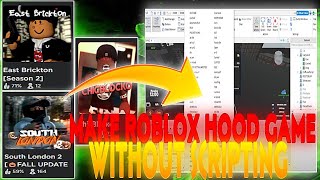 roblox how to make hood rp game without scripting [NewYork Society]