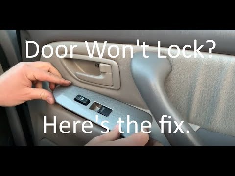 Toyota Sequoia Lock Actuator Replacement