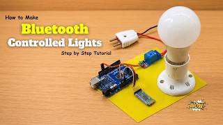 Smartphone Control Light Bulb with Arduino || DIY Home Automation