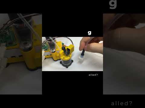 Testing the pump and vacuum pad. #handmade #robot #engineering