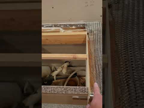 How to do concrete counter tops DIY with farmhouse sink. VIDEO 2 OF 2