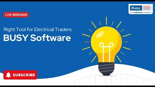 Electrical Business? ⚡ Use BUSY Software for Billing, Stock & GST