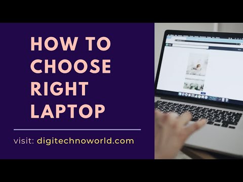How To choose right laptop for me