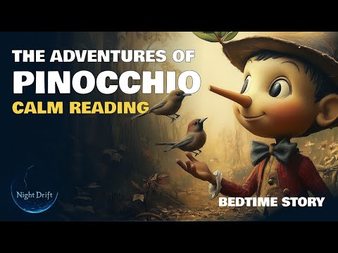 🌙 Bedtime Story for Kids and Grown Ups | The Adventures of Pinocchio 🌙 Calm Book Reading