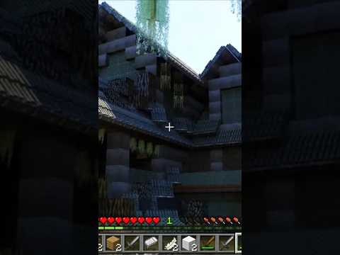 I built this insane swamp house in Minecraft!! #swamp #minecraft #shorts #minecrafthorror