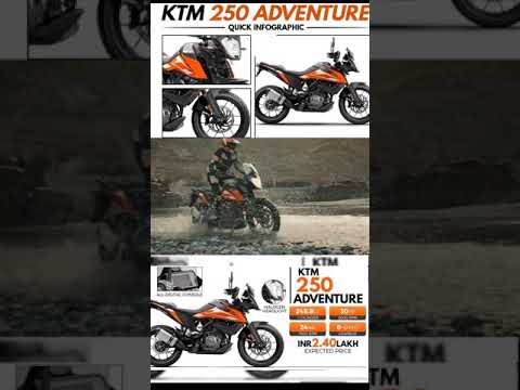 KTM 250 ADVENTURE SPECS COLOURS MILEGE TOP SPEED PRICE IN INDIA 🇮🇳😱🤯!!??? | KTM ADVENTURE#shorts