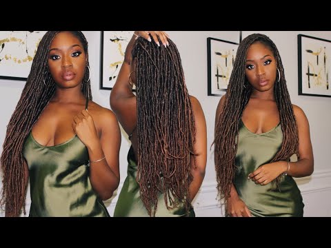 Crotchet Soft Locs ft. Crown Locs | Boho Locs, Crochet Braids, Protective Style, Natural Hair Styles