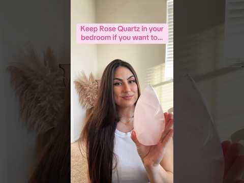 You NEED to put Rose Quartz in your bedroom! #crystals #spirituality #shorts