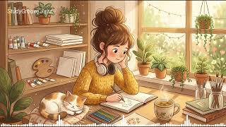 Late Night Study Jazz ☕ Soft Focus Music for Calm Work & Deep Relaxation