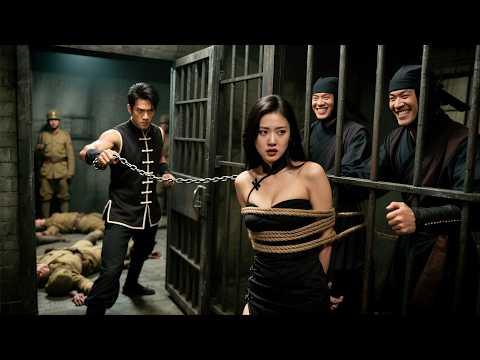 Kung Fu master sneaks into Japanese prison, massacres 500 people, rescues captured girl！
