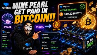 Mine Pearl, Get Paid in Bitcoin! Kryptex Pool Setup Guide