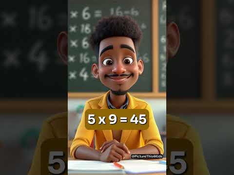 5x Times Tables - Easy & Fun Maths for Kids!  #kidslearning #kidsmaths #timestables #kidsfunlearning