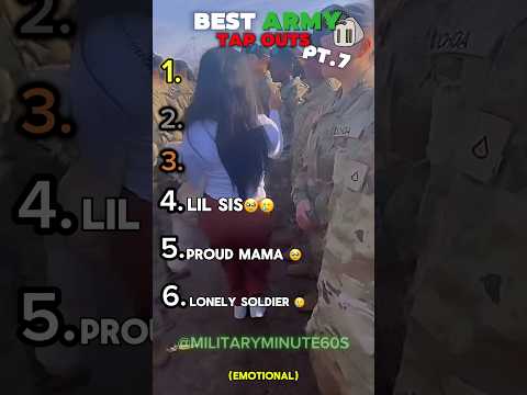 Ranking The Best Army Tap Outs…(Pt.7) #army #militaryeverything #military #armylife