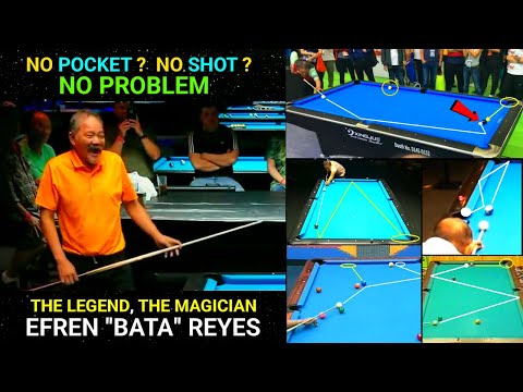 NO POCKET? NO SHOT? Efren: NO PROBLEM 🔥