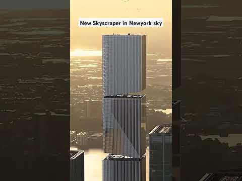 New Skyscraper in Newyork sky