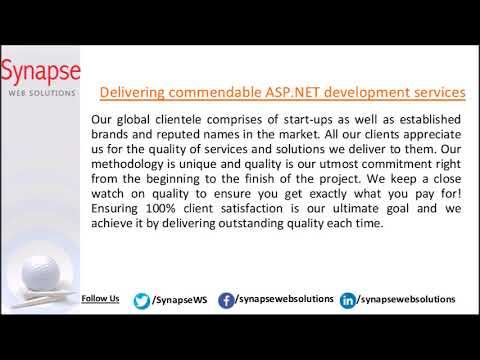 SynapseWebSolutions ASP.NET Development Services in UK