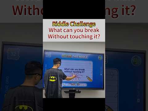 What can you break without touching it/#riddles #riddle #challenge #riddlechallenge #JAVBoard