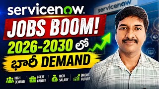 ServiceNow Career in 2026 🚀 | Salary, Demand, Future Scope Explained in Telugu