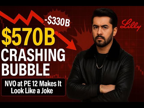 Eli Lilly Is a $570B Crashing Bubble — Novo Nordisk at PE 12 Makes It Look Like a Joke