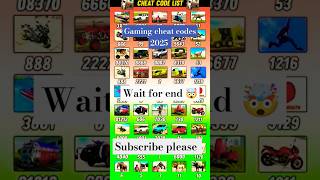 indian bike driving 3D ! cheat codes 2025 ! #shortsfeed #shorts #gaming #subscribe #trending #like