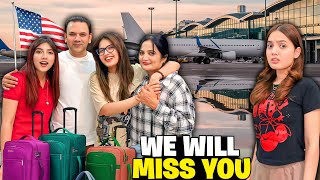 Last Day With My Family💔✈️|Zainab Ronay Lag Gaye😭|We Will Miss Them♥️|Sistrology