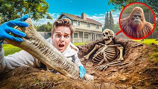 I Found GIANT BIGFOOT In My BACKYARD! (ENTIRE SKELETON REVEALED)