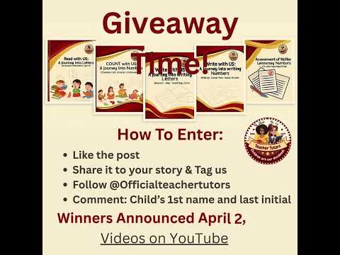 Giveaway Time!